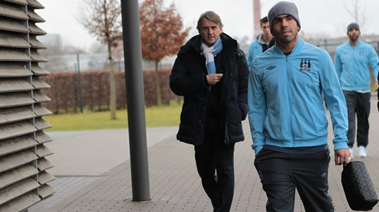 Manchester City prepared for the Manchester derby