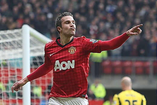 Robin van Persie would LOVE to score against Spurs