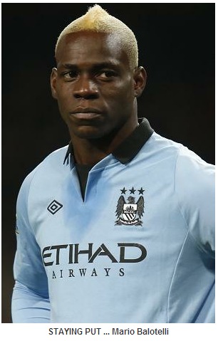 Mancini: Mario going nowhere