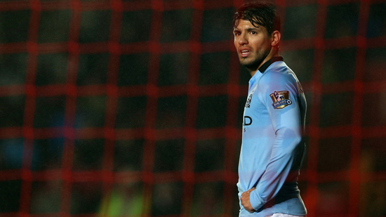 Aguero: Title hopes look grim