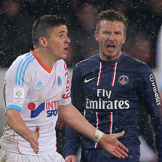 Here oui go! Becks off to a flier in France – but Joey isn’t happy