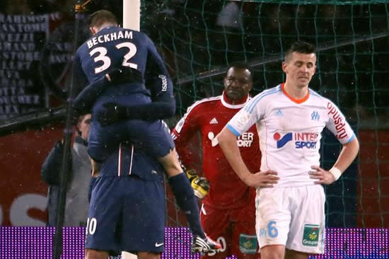 Here oui go! Becks off to a flier in France – but Joey isn’t happy