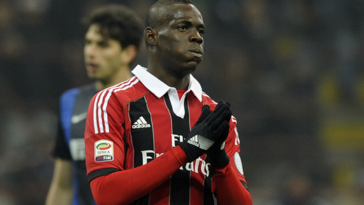 Balotelli racially abused in derby