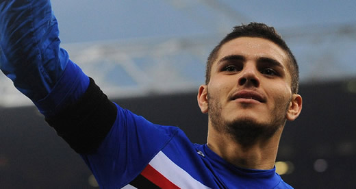 Inter Milan target 20-year-old Sampdoria striker Mauro Icardi