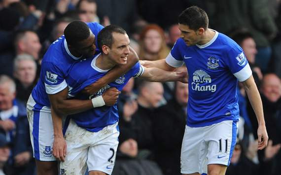 Everton 2-0 Manchester City: Ten-man Toffees deliver further blow to visitors' slim title hopes