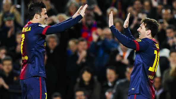Roura denies rift between Messi and Villa
