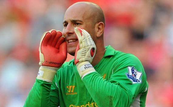 Liverpool's Reina: I'm very happy with our manager