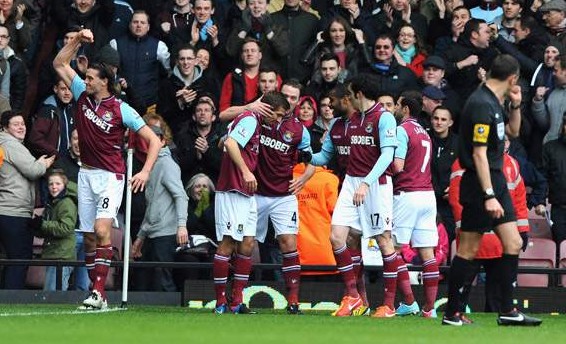 West Ham 3-1 West Brom: Carroll double edges Hammers clear of danger