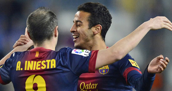 Barcelona's Thiago targeting swift conclusion to title race