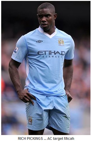 Micah Richards on Milan wishlist thanks to Mario Balotelli