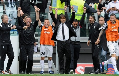 Juventus clinch Serie A title after disputed penalty against Palermo