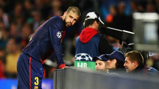 Pique not bothered by Vilanova jibe