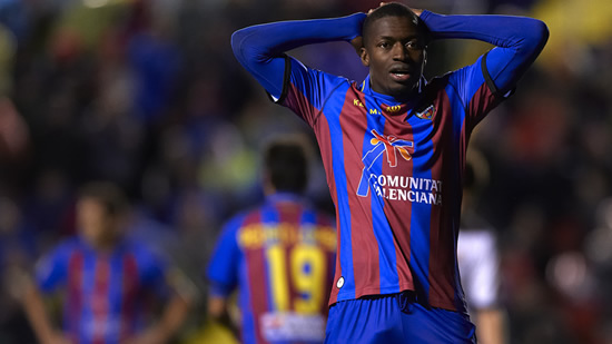 Diop sees red but Levante make point