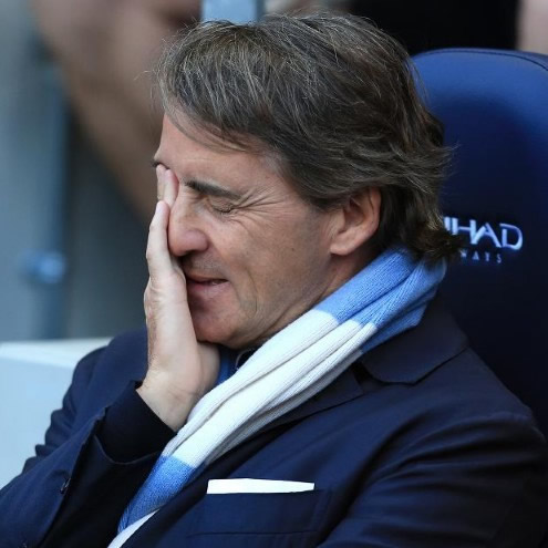 Mancini sacked for ... TOTAL FAILURE