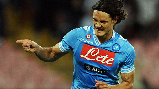 Cavani comfortable with staying at Napoli