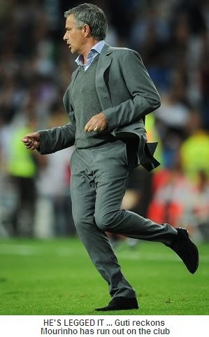 Jose’s doing a runner!