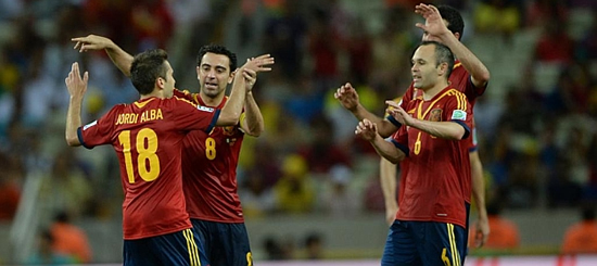 Barça-heavy Spain side