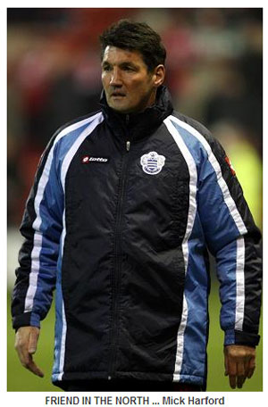 Harford in Toon with pal Kinnear