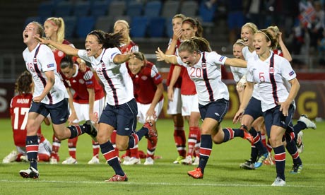 Norway beat Denmark on penalties to reach final of Women's Euro 2013