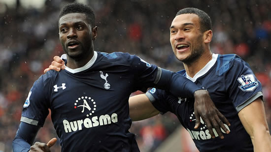 Emmanuel Adebayor happy at Tottenham and confident of playing regularly