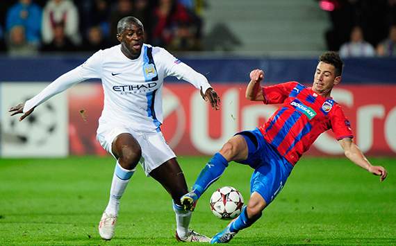 Viktoria Plzen 0-3 Manchester City: Pellegrini's men off to flyer in Champions League