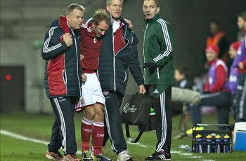 Eriksen injured on Denmark duty