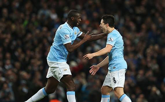 Manchester City 3-0 Swansea City: Negredo & Nasri secure routine victory