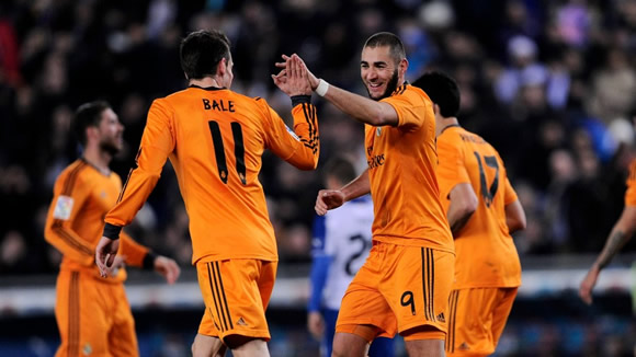 Benzema gives Real slender Cup advantage