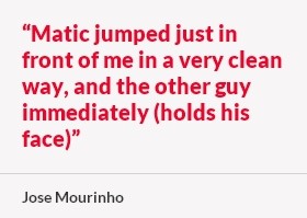 Jose Mourinho claims Manchester City's Alvaro Negredo tried to get his player sent off