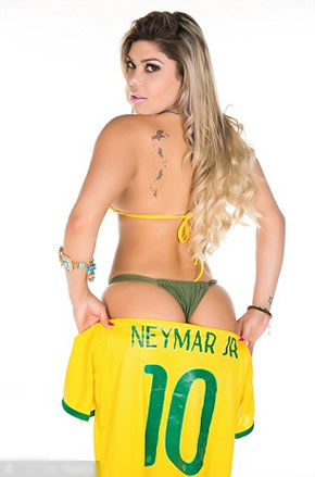 Brazil babes wish Neymar and Co good luck for this summer's World Cup