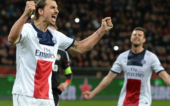 Bayer Leverkusen 0-4 Paris Saint-Germain: Ibrahimovic sparks Parisien romp