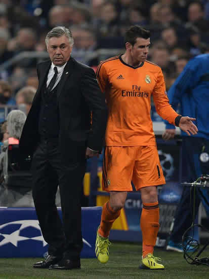 ANCELOTTI PRAISES THE WELSHMAN'S FITNESS AND ATTITUDE -