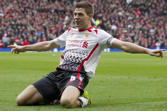 The name's Gerrard, Steven Gerrard! Liverpool's 007 inspires rout of timid Man United