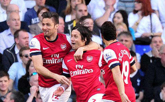 Tottenham 0-1 Arsenal: Rosicky rocket secures derby win for Gunners