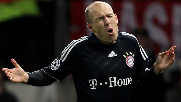 Arjen Robben dismisses Manchester United's chance against Bayern Munich