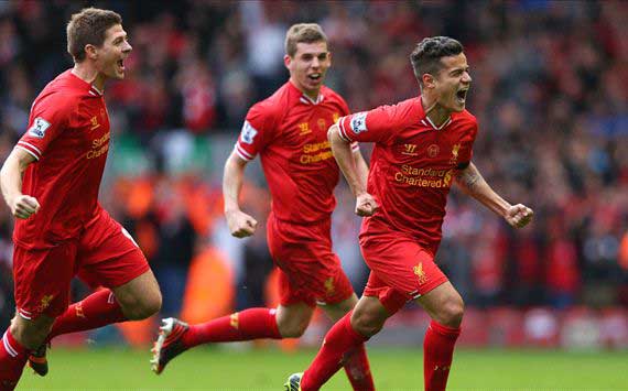 Liverpool 3-2 Manchester City: Coutinho settles dramatic title showdown