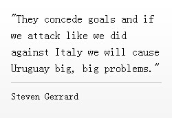 Steven Gerrard says England's pace will cause Uruguay 'big problems'