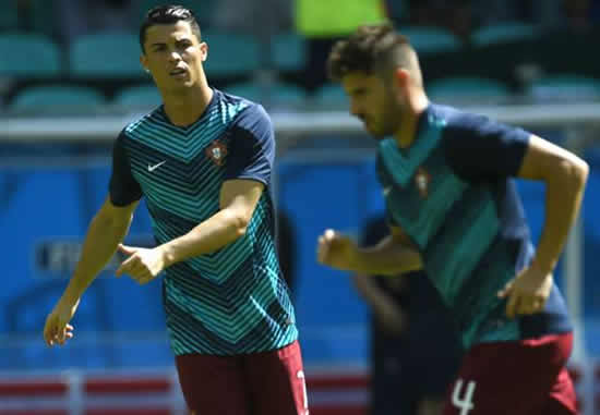 Ronaldo forced to exit Portugal training early