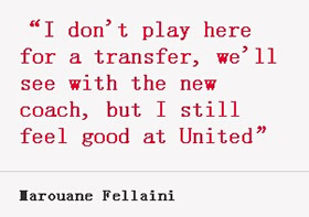 Manchester United star Marouane Fellaini: I'll stay and fight for my place at Old Trafford