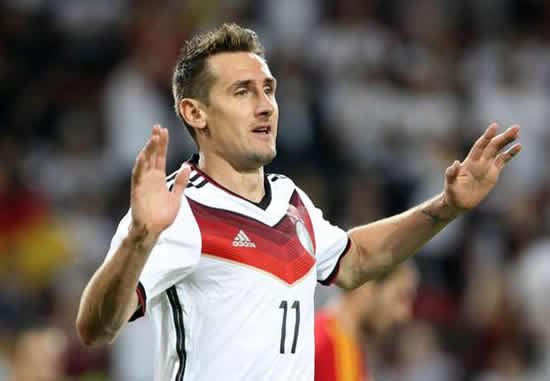 Klose equals Ronaldo's World Cup goalscoring record
