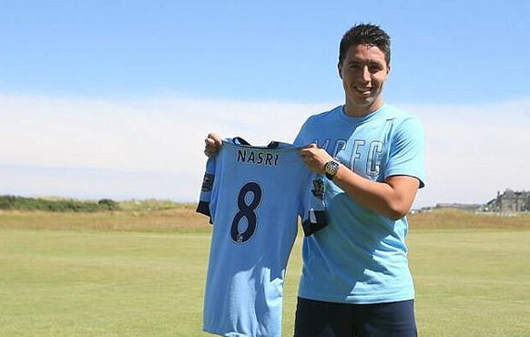 Samir Nasri signs new five-year contract with Manchester City