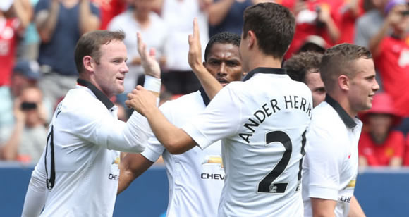 Manchester United defeat Roma 3-2 in Denver as Wayne Rooney scores twice