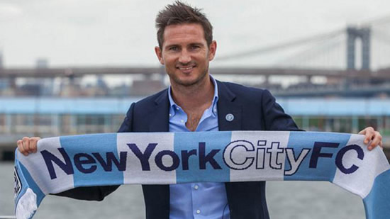Former Chelsea star Frank Lampard joins Manchester City in loan move
