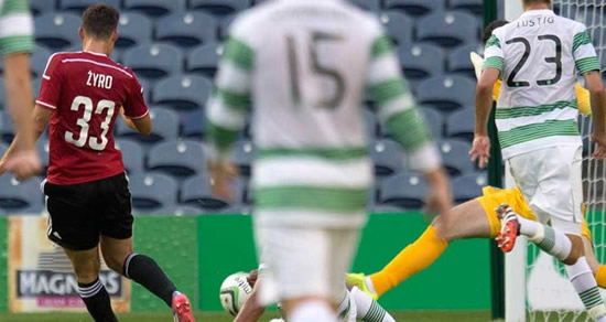 Celtic exit competition after 2-0 home defeat to Legia Warsaw