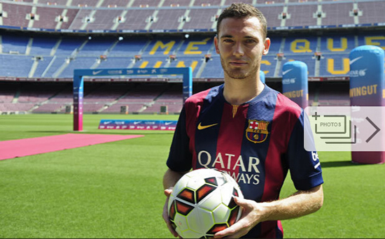 Former Arsenal captain Thomas Vermaelen not guaranteed a starting spot at Barcelona