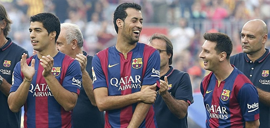 Messi and Suarez get a hero's welcome