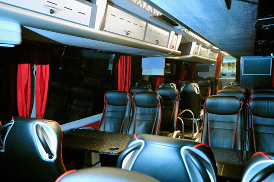 Bayern Munich had a presentation event for their new bus and it was very silly