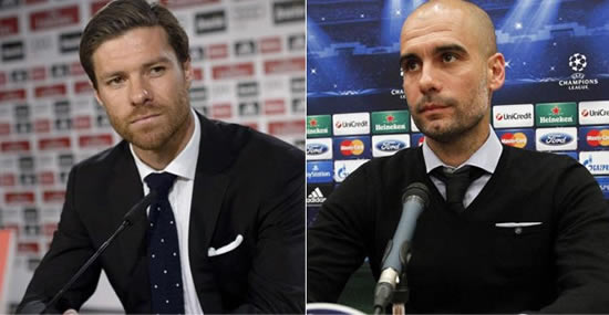 Pep and Xabi, together at last