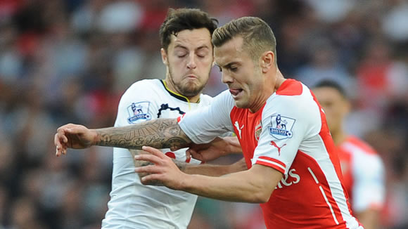 Arsenal's Jack Wilshere trains ahead of clash with Galatasaray