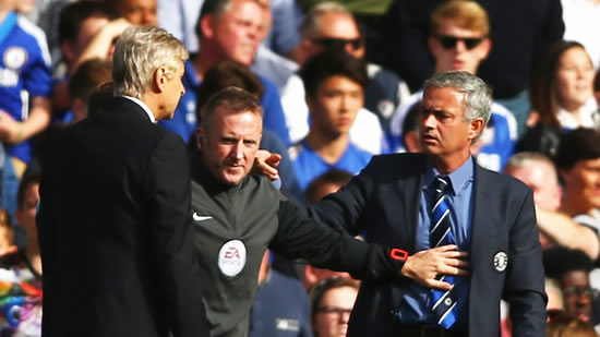 Football Association will not punish Arsene Wenger over Jose Mourinho shove